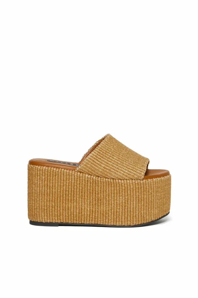 Women Simon Miller Platforms Blackout Platform Natural Raffia