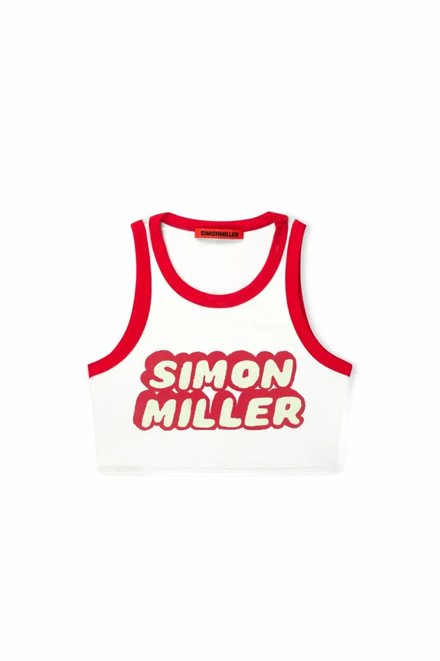 Women Simon Miller Swim Dibby Swim Tank Cherry Dibby Graphic