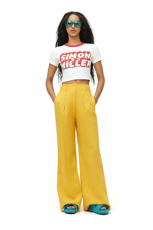Women Simon Miller Tees Dibby Tee Peppermint Dibby Graphic Women Simon Miller Tees Dibby Tee Peppermint Dibby Graphic