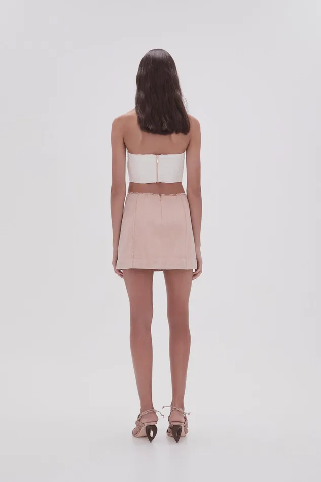 Women Skirts Aje Dorothy Flower Mini Skirt Ivorynatural