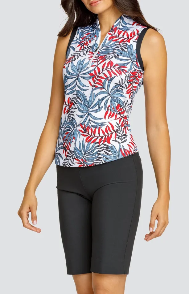 Women Sleeveless Tail Activewear Darra Top 8211 Palm Breeze