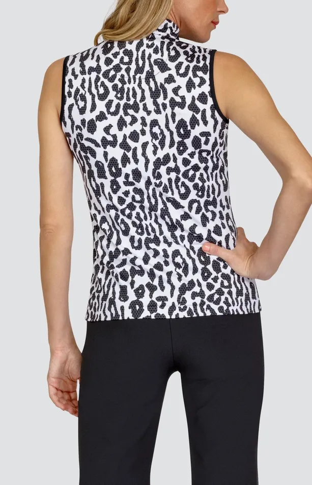 Women Sleeveless Tail Activewear Fannie Top 8211 Jungle Cat 8211 FINAL SALE
