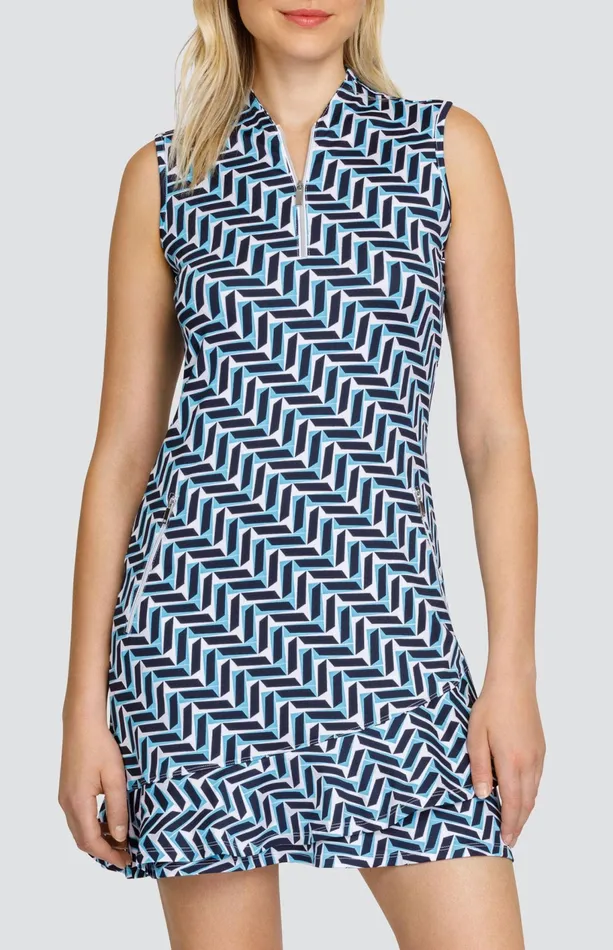 Women Sleeveless Tail Activewear Maryellen 365034 Dress 8211 Rhombus Realms
