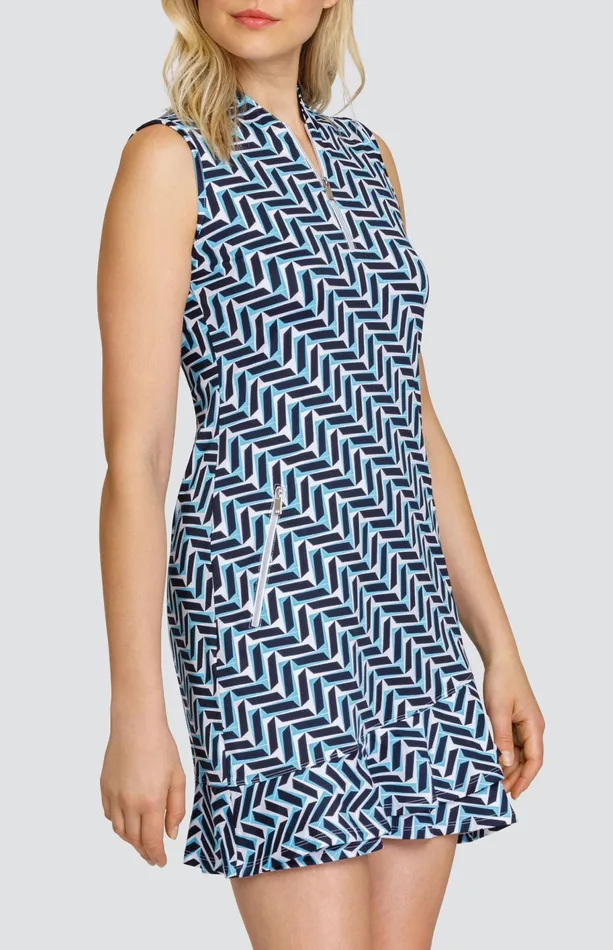 Women Sleeveless Tail Activewear Maryellen 365034 Dress 8211 Rhombus Realms