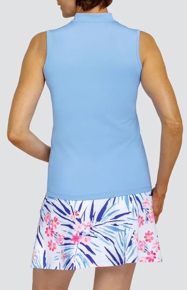Women Sleeveless Tail Activewear Zee Top 8211 Seaview Blue
