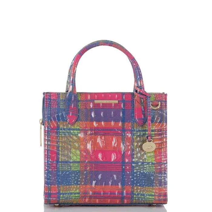 Women Small Caroline Madras Melbourne Brahmin Satchels Chevron