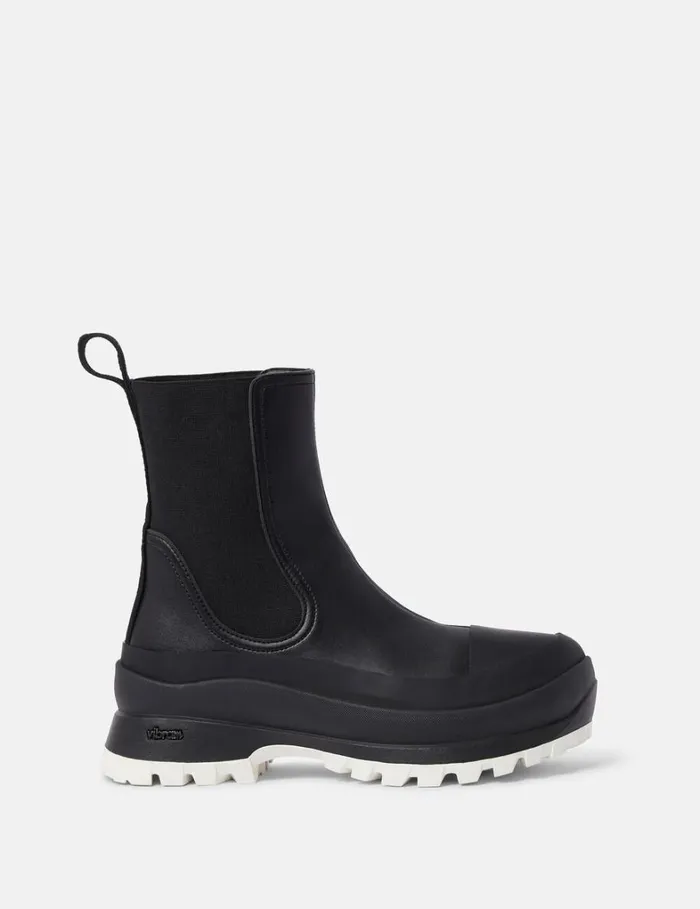 Women Stella McCartney Boots Trace Chelsea Boots Blackwhite