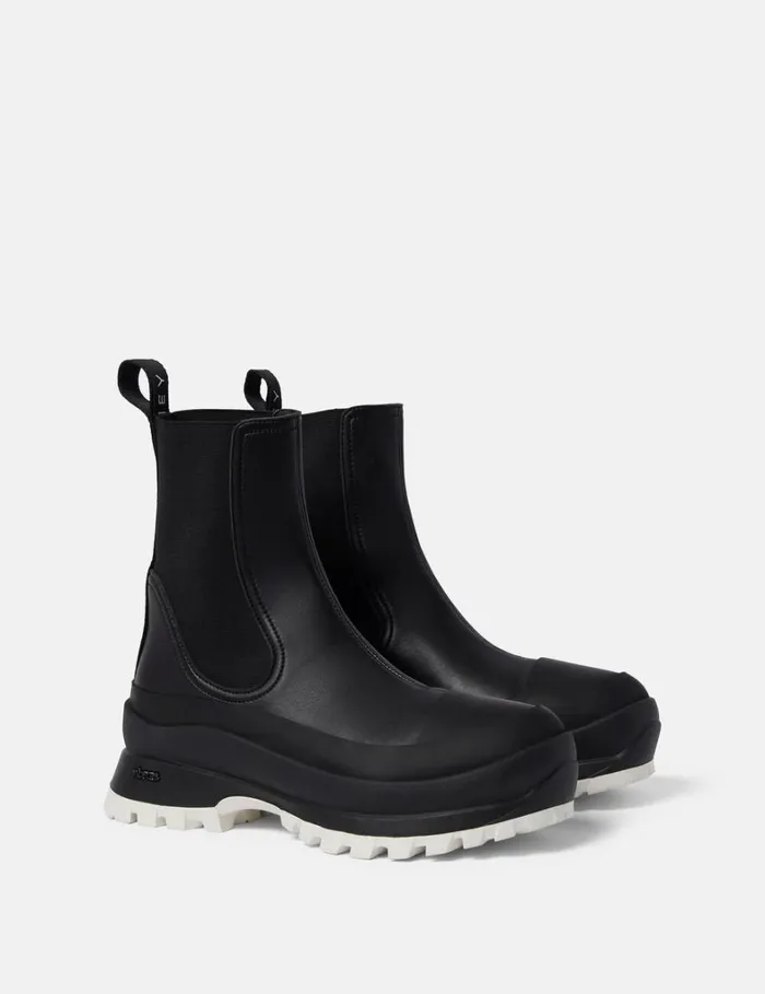 Women Stella McCartney Boots Trace Chelsea Boots Blackwhite Women Stella McCartney Boots Trace Chelsea Boots Blackwhite