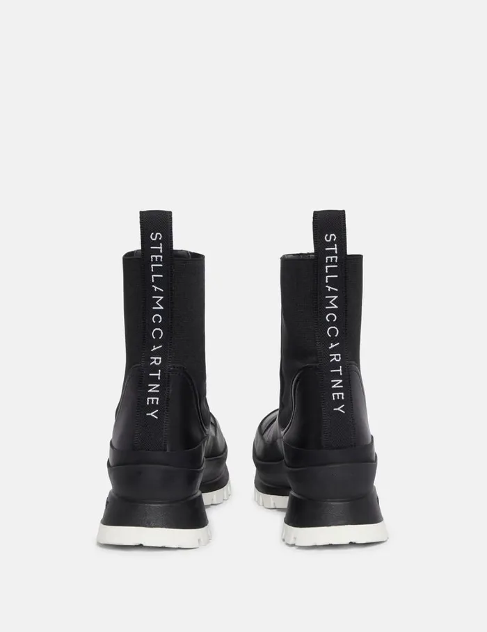 Women Stella McCartney Boots Trace Chelsea Boots Blackwhite Women Stella McCartney Boots Trace Chelsea Boots Blackwhite