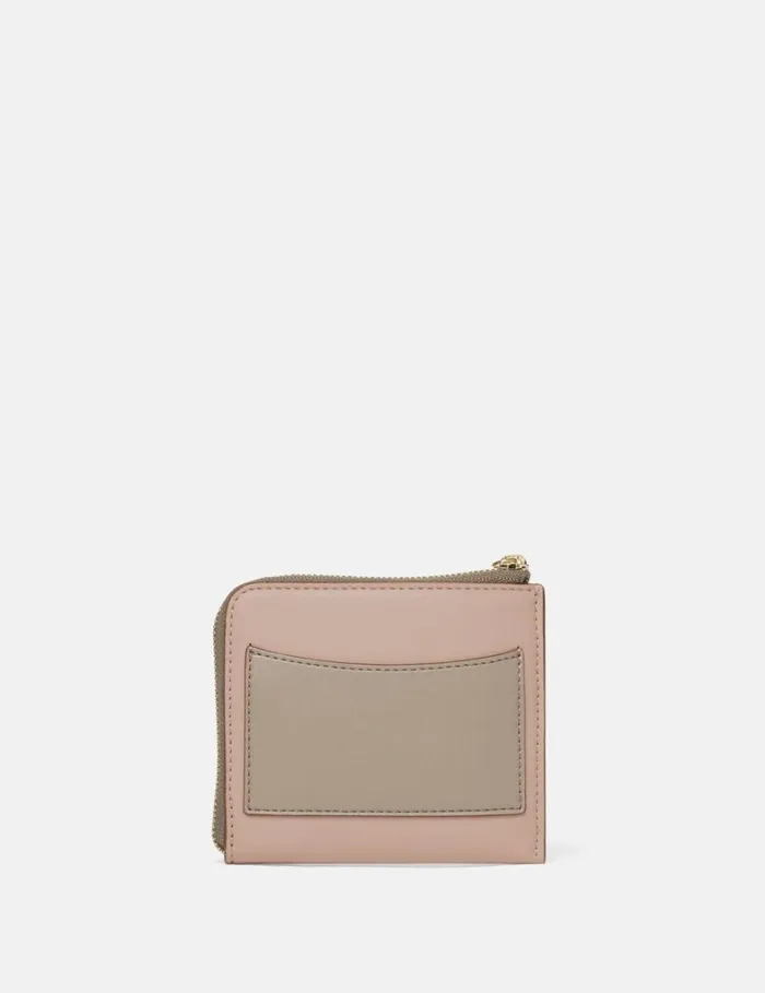 Women Stella McCartney Card Cases Logo Zip Cardholder Blush Women Stella McCartney Card Cases Logo Zip Cardholder Blush