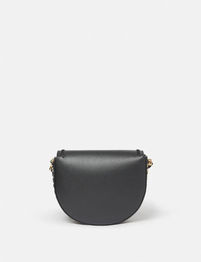 Women Stella McCartney Frayme Bag Frayme MIRUM Medium Flap Shoulder Bag Black Women Stella McCartney Frayme Bag Frayme MIRUM Medium Flap Shoulder Bag Black