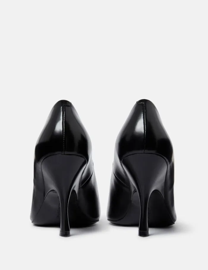 Women Stella McCartney Heels Elsa PointedToe Pump Pitch Black Women Stella McCartney Heels Elsa PointedToe Pump Pitch Black