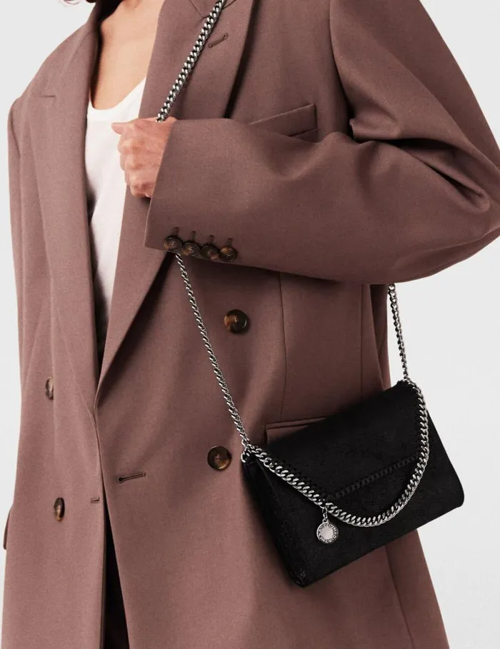 Women Stella McCartney Iconic Falabella Falabella Wallet Crossbody Bag Black Women Stella McCartney Iconic Falabella Falabella Wallet Crossbody Bag Black