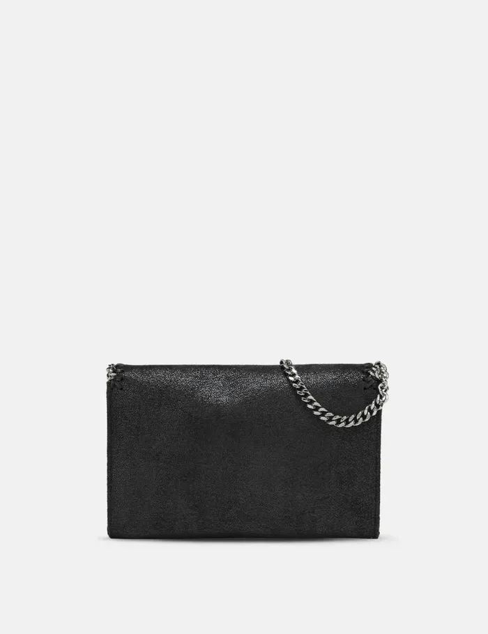 Women Stella McCartney Iconic Falabella Falabella Wallet Crossbody Bag Black Women Stella McCartney Iconic Falabella Falabella Wallet Crossbody Bag Black