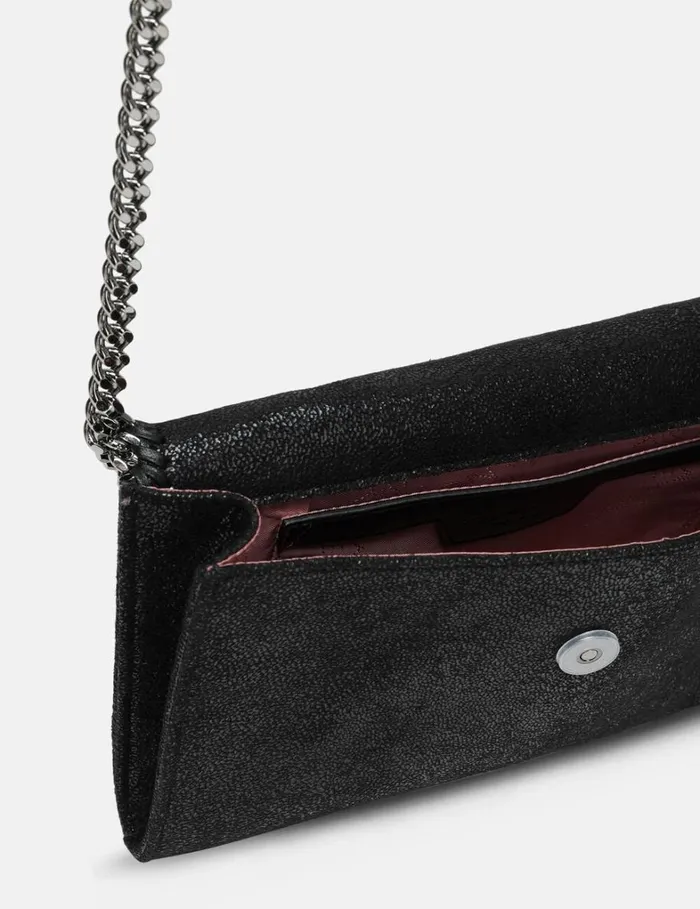 Women Stella McCartney Iconic Falabella Falabella Wallet Crossbody Bag Black Women Stella McCartney Iconic Falabella Falabella Wallet Crossbody Bag Black
