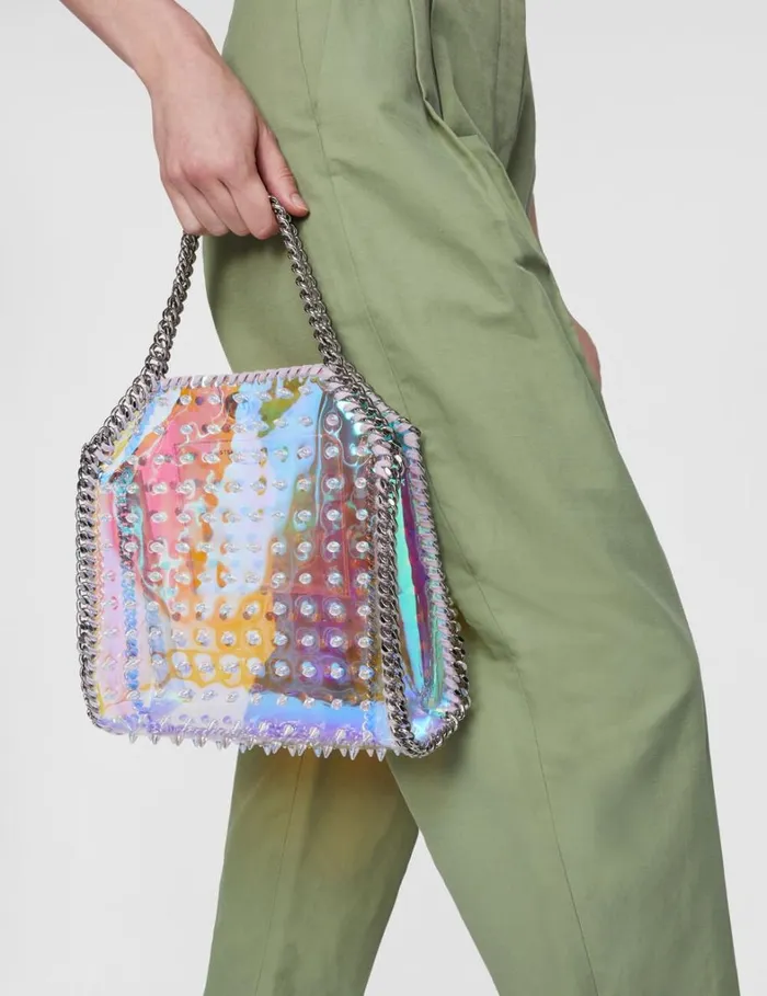 Women Stella McCartney Mini Bags And Clutches Online Exclusive Falabella Mini Holographic Spike Tote Iridescent Women Stella McCartney Mini Bags And Clutches Online Exclusive Falabella Mini Holographic Spike Tote Iridescent