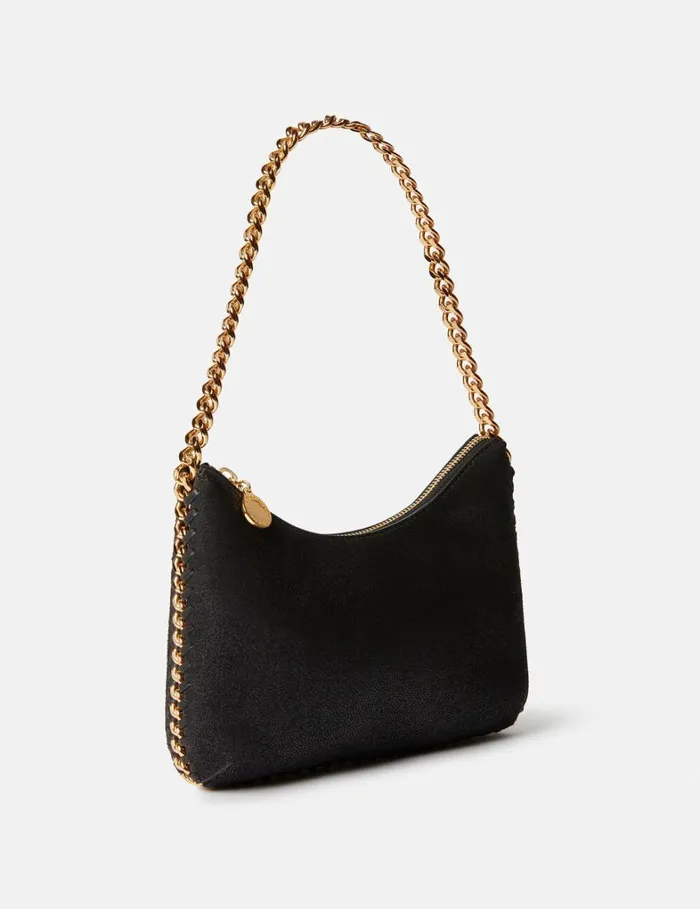 Women Stella McCartney Mini Bags And Clutches Zipped Falabella Mini Bag Black Women Stella McCartney Mini Bags And Clutches Zipped Falabella Mini Bag Black
