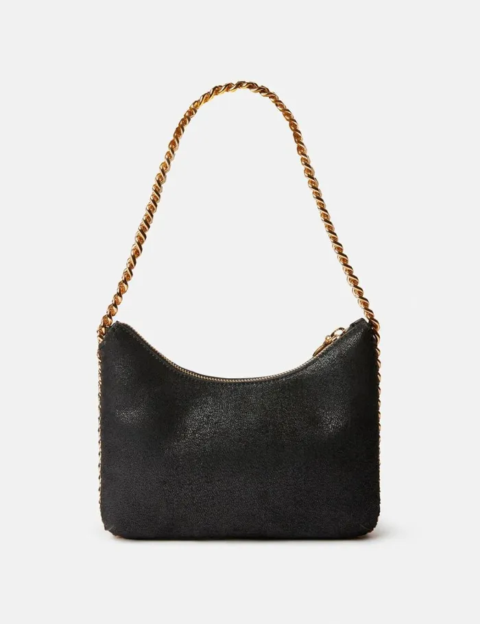 Women Stella McCartney Mini Bags And Clutches Zipped Falabella Mini Bag Black Women Stella McCartney Mini Bags And Clutches Zipped Falabella Mini Bag Black