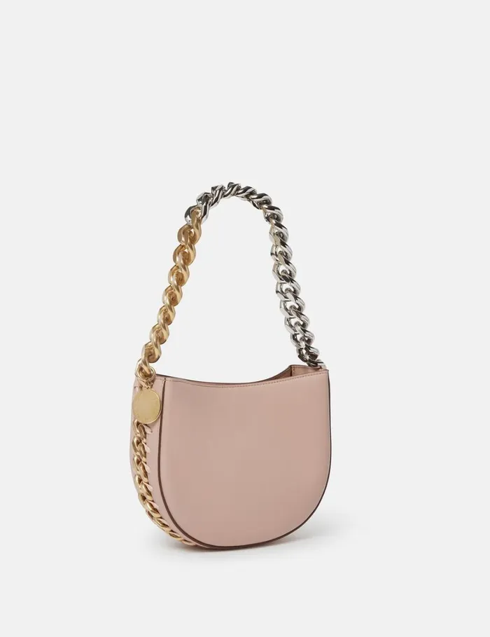 Women Stella McCartney Shoulder Bags Frayme Small Shoulder Bag Blush Women Stella McCartney Shoulder Bags Frayme Small Shoulder Bag Blush