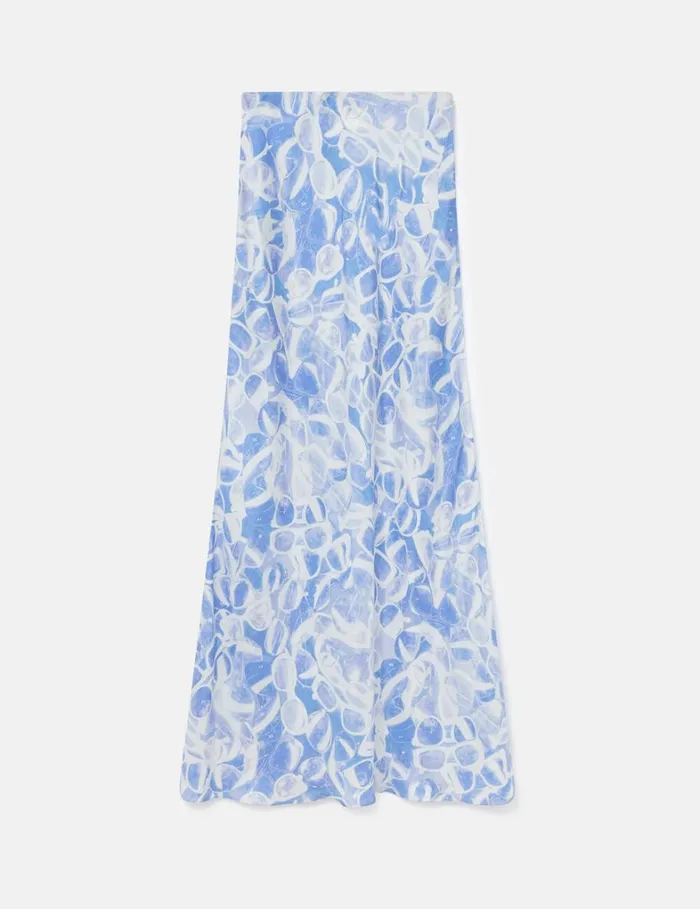 Women Stella McCartney Skirts Sunglasses Print Maxi Skirt Blue