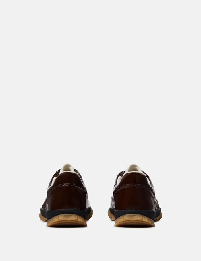 Women Stella McCartney Sneakers SWave Sport Paneled Sneakers Mocha Brown Women Stella McCartney Sneakers SWave Sport Paneled Sneakers Mocha Brown