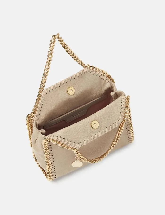 Women Stella McCartney TopHandle Bags Falabella Tiny Tote Bag Butter Cream Women Stella McCartney TopHandle Bags Falabella Tiny Tote Bag Butter Cream