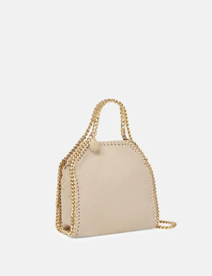 Women Stella McCartney TopHandle Bags Falabella Tiny Tote Bag Butter Cream Women Stella McCartney TopHandle Bags Falabella Tiny Tote Bag Butter Cream