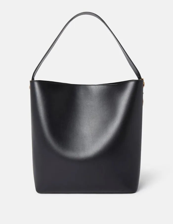 Women Stella McCartney Tote Bags Frayme Whipstitch Tote Bag Midnight Black Women Stella McCartney Tote Bags Frayme Whipstitch Tote Bag Midnight Black