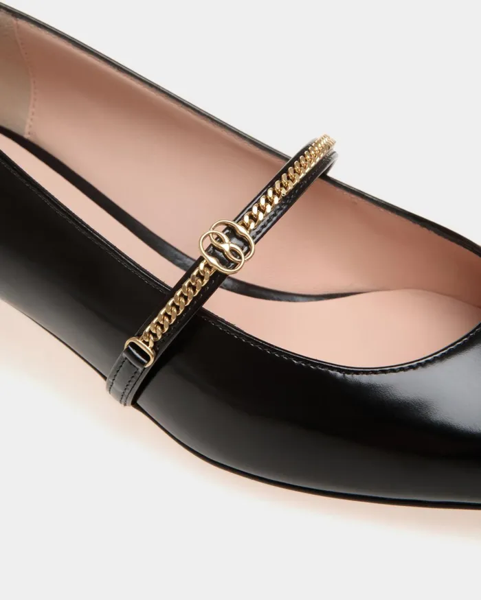 Women Sylt MaryJane Pump In Black Leather Bally Pumps