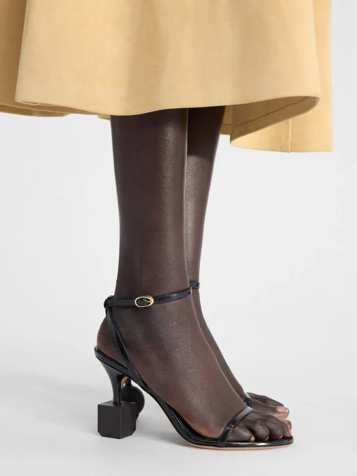 Women The Bisou Sandals Black JACQUEMUS Shoes Women The Bisou Sandals Black JACQUEMUS Shoes