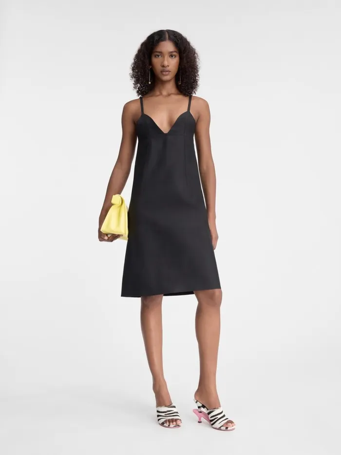 Women The Camison Dress Black JACQUEMUS Dresses and Skirts