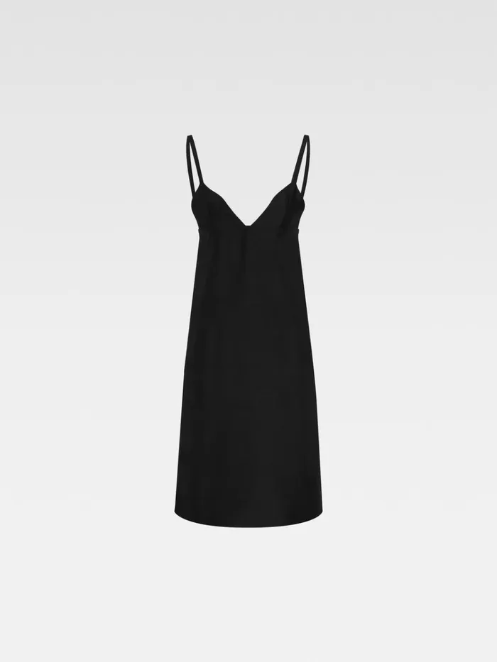 Women The Camison Dress Black JACQUEMUS Dresses and Skirts Women The Camison Dress Black JACQUEMUS Dresses and Skirts