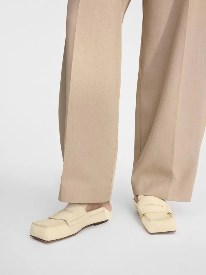 Women The Carr Loafers Pale Yellow JACQUEMUS Shoes Women The Carr Loafers Pale Yellow JACQUEMUS Shoes