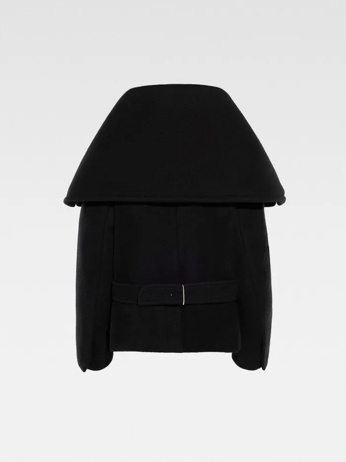 Women The Caruso Peacoat Black JACQUEMUS Coats and Jackets Women The Caruso Peacoat Black JACQUEMUS Coats and Jackets