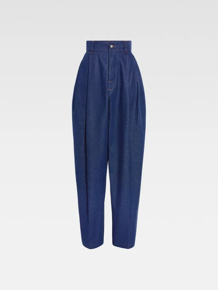 Women The Curzio DeNmes Denim Pants Navy JACQUEMUS Denim Women The Curzio DeNmes Denim Pants Navy JACQUEMUS Denim