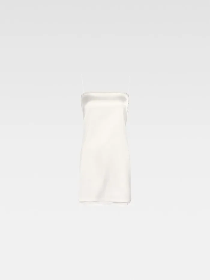 Women The Elica Dress White JACQUEMUS Dresses and Skirts Women The Elica Dress White JACQUEMUS Dresses and Skirts