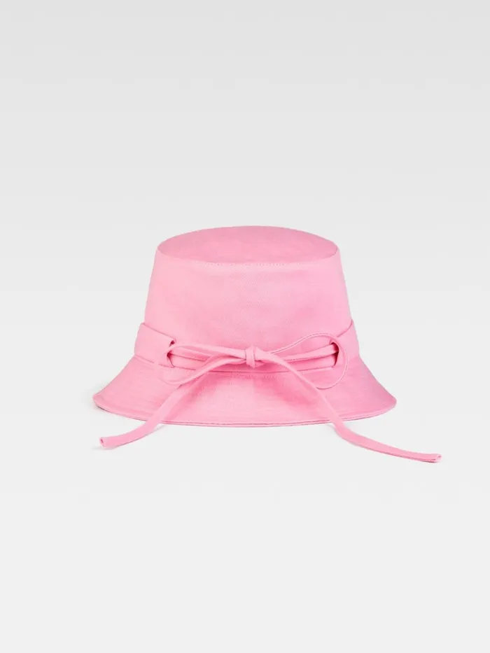 Women The Gadjo Bucket Hat Light Pink JACQUEMUS Hats Women The Gadjo Bucket Hat Light Pink JACQUEMUS Hats