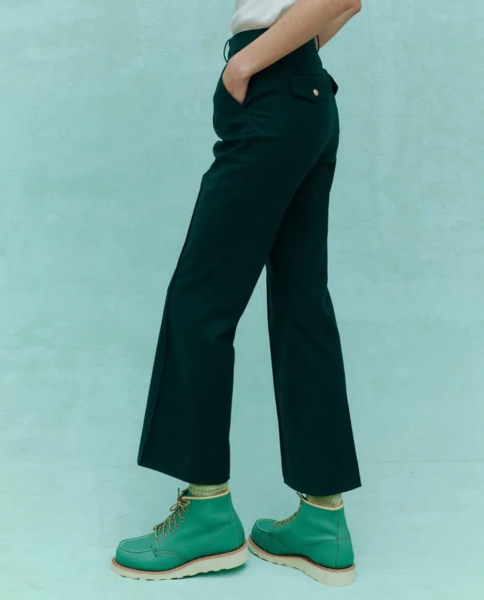 Women The Great The Prim Trouser Winter Pine Pants Women The Great The Prim Trouser Winter Pine Pants