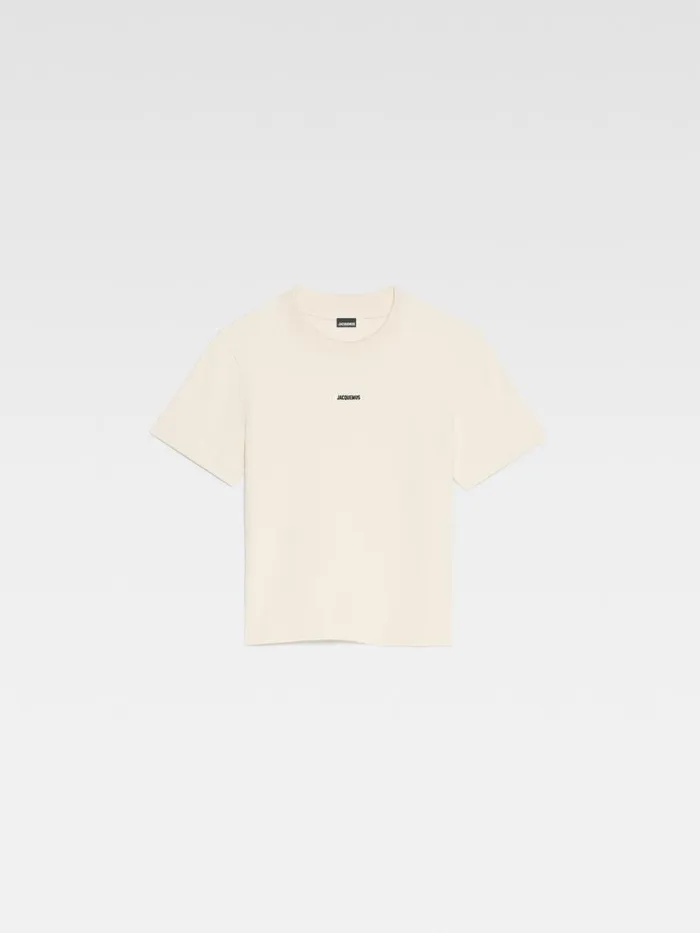 Women The Gros Grain Tshirt Light Beige JACQUEMUS Tshirts Women The Gros Grain Tshirt Light Beige JACQUEMUS Tshirts