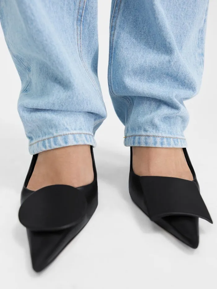 Women The High Duelo Slingbacks Black JACQUEMUS Shoes Women The High Duelo Slingbacks Black JACQUEMUS Shoes