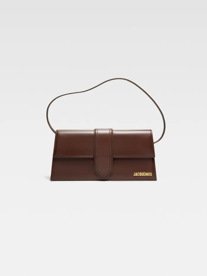 Women The Long Bambino Brown JACQUEMUS Shoulder Bags