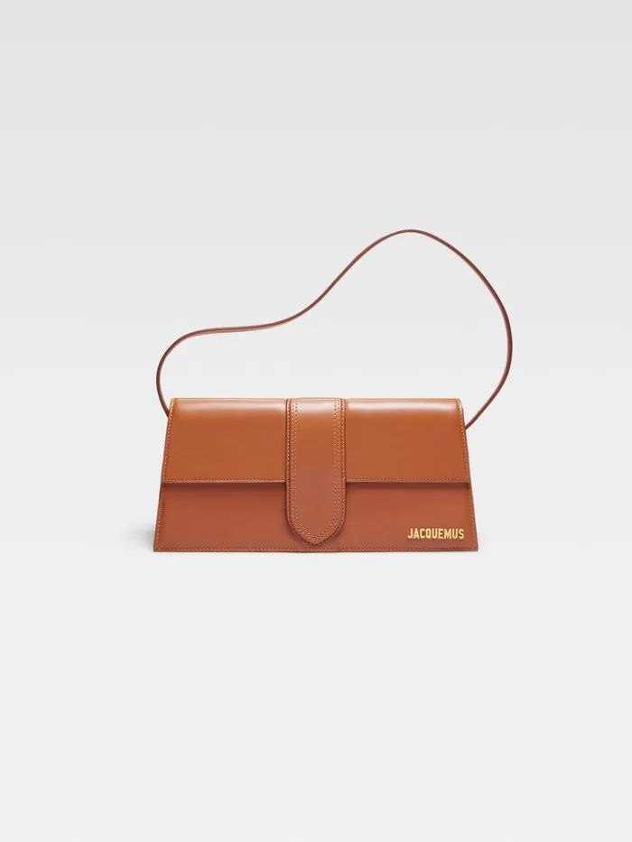 Women The Long Bambino Light Brown JACQUEMUS Shoulder Bags