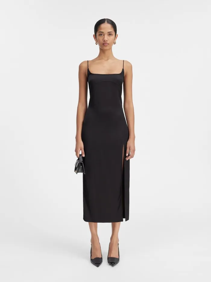Women The Notte Dress Black JACQUEMUS Dresses and Skirts