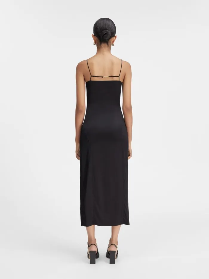 Women The Notte Dress Black JACQUEMUS Dresses and Skirts Women The Notte Dress Black JACQUEMUS Dresses and Skirts