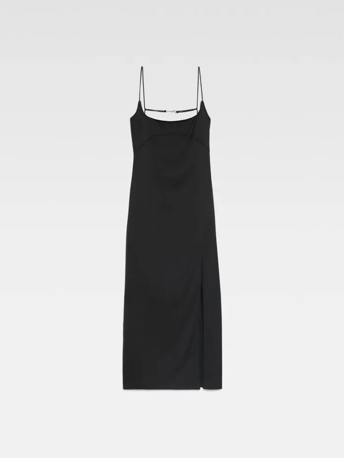 Women The Notte Dress Black JACQUEMUS Dresses and Skirts Women The Notte Dress Black JACQUEMUS Dresses and Skirts