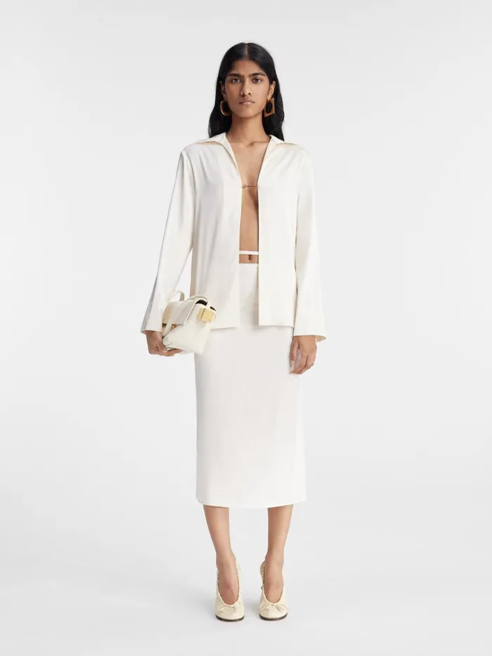 Women The Notte Shirt Offwhite JACQUEMUS Tops and Shirts