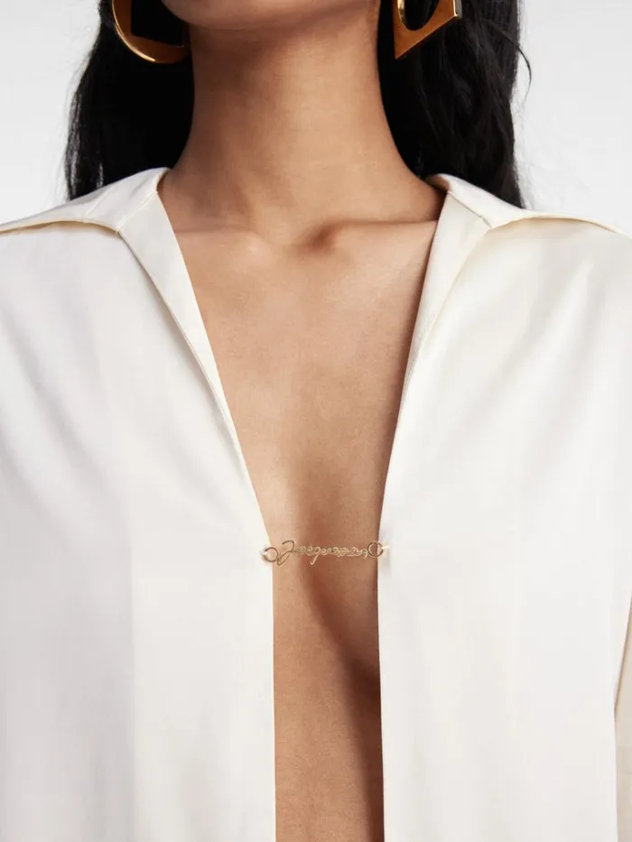 Women The Notte Shirt Offwhite JACQUEMUS Tops and Shirts