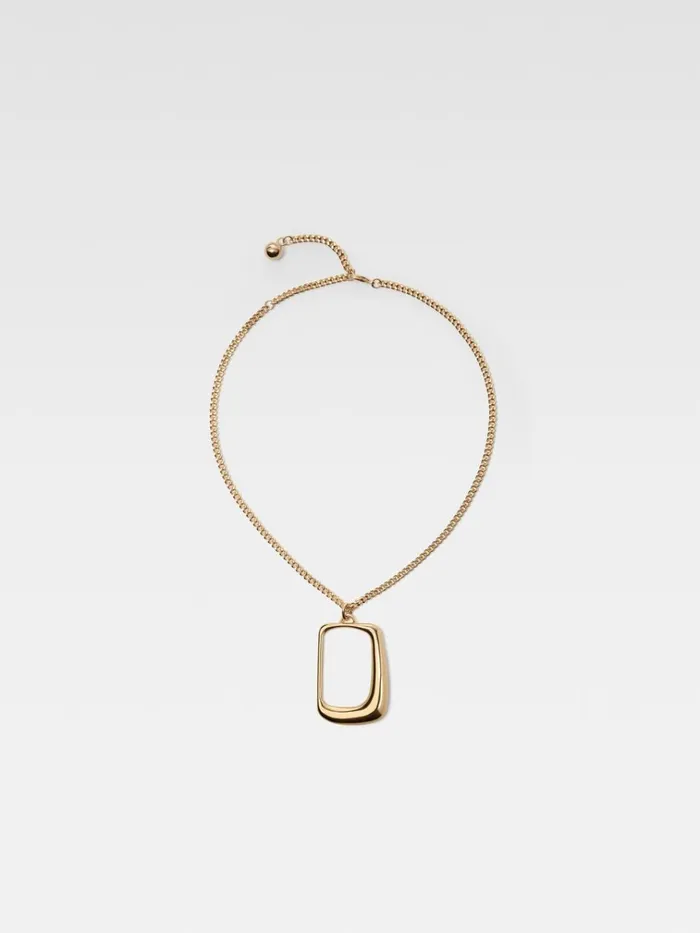 Women The Ovalo Necklace Light Gold JACQUEMUS Jewellery