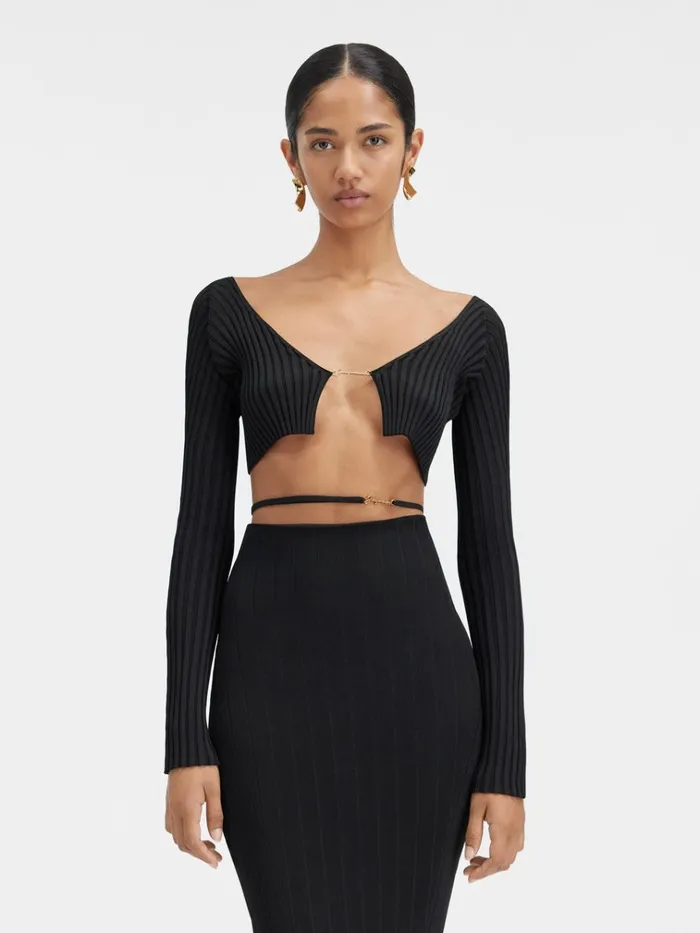 Women The Pral Knit Black JACQUEMUS Knits