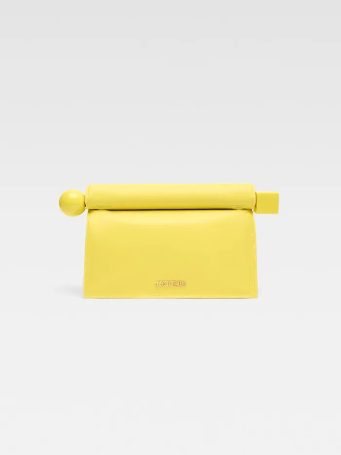 Women The Rond Carr Clutch Yellow JACQUEMUS Crossbody and Handbags